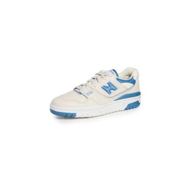 Imagem de New Balance Tênis feminino 550, Bege/Azul, 36