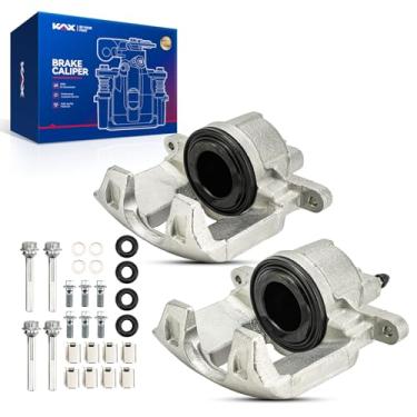 Imagem de KAX Conjunto de pinça de freio a disco adequado para Jeep, Chrysler, Dodge, Ram - Wrangler, Town & Country, Grand Caravan, Wrangler JK, Journey, Nitro, C/V, Routan, Front Side