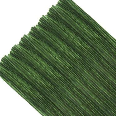 Imagem de Limpadores de cachimbos TOAOB Moss Green Chenille Stems for Crafts 30c