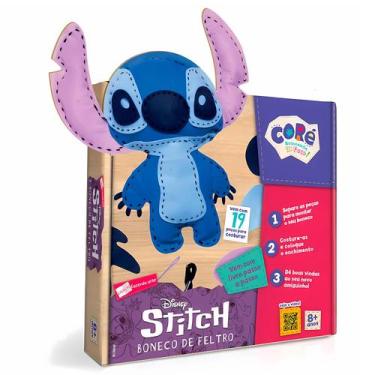 Imagem de Boneco Stitch Crie Sua Pelúcia Brinquedo Arte De Feltro Infantil - Toy