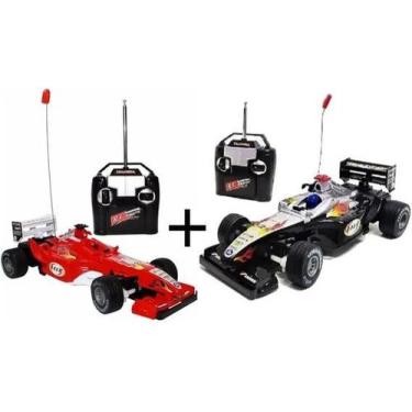 Imagem de kit 2 Carrinho Carro Controle Remoto Formula 1 - TOYS