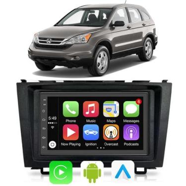 Imagem de Kit Multimidia Crv 2007 2008 2009 2010 2011 7" Android Auto CarPlay Vo
