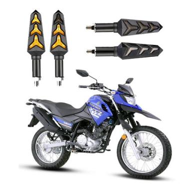 Imagem de KIT 4 Seta Sequencial Pisca de Led Universal Estrela Modelo P09S Moto 