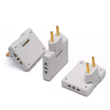 Imagem de Kit 3 Adaptador para tomada, Benjamin, T Articulado, 3 Saídas Eletrico V-07 V-06 -