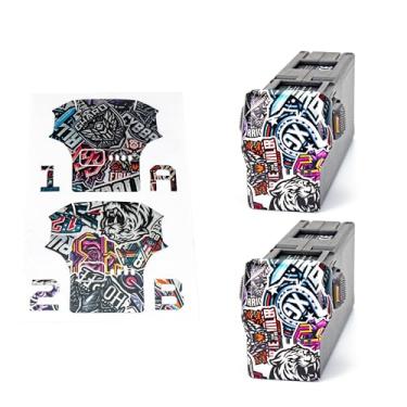 Imagem de WRAPGRADE Adesivos de pele compatíveis com DJI Avata 2 duas baterias (bomba de adesivo de metal)