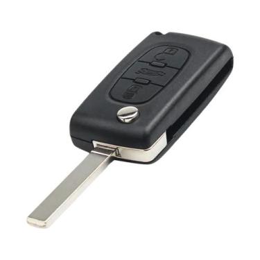 Imagem de Chave Remota De 3 Botões Para Peugeot 207 208 307 308 407 408 607 433M