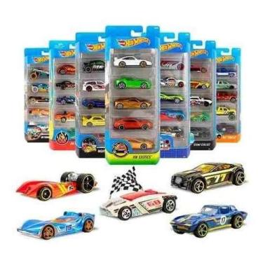 Imagem de Pacote 5 Carros Sortidos, Hot Wheels, Mattel, Multicor não é possível 