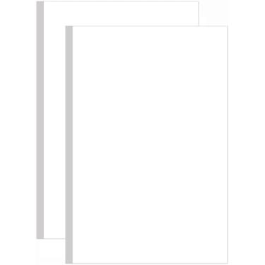 Imagem de (Pacote com 2) 28 x 43 cm, papel cartonado branco tamanho legal – 100 folhas de cartolina premium lisa de 29,5 kg, perfeita para artes e artesanato, documentos, programas, impressão de menus