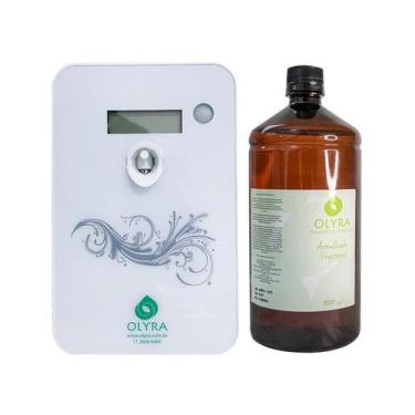 Imagem de Kit Aromatizador Líquido Sensor De Movimento + Refil 1 Litro - Olyra