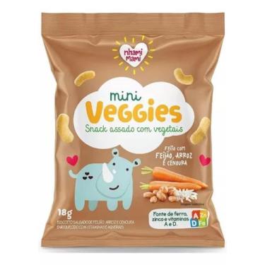 Imagem de Mini Veggies Snack Feijão Arroz E Cenoura 18g - Nhamimami
