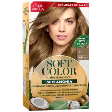 Imagem de Kit Tintura Soft Color Louro Acinzentado 71 Soft Color