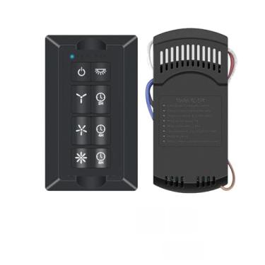 Imagem de Kit de controle remoto de ventilador de teto universal inteligente para ventiladores de teto CA de 3 velocidades, compatível com Alexa, Google Assistant e aplicativo Smart Life, sem necessidade de um