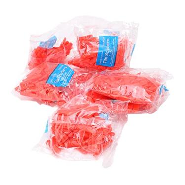 Imagem de Phefop Caixas de Nivelamento de Ladrilhos de 1000pcs, Telhas de Desgaste de PE Espaçadores Niveladores, Vermelho, 0,2 Polegada, para Todos Os Tipos de Telhas de Cerâmica