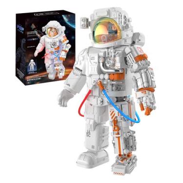 Imagem de Bloco de Montar Astronauta Espacial Puzzle 459 Peças de Encaixar Decor