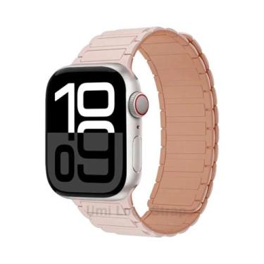 Imagem de Pulseira De Silicone Universal Para Apple Watch, Faixa Magnética Compa
