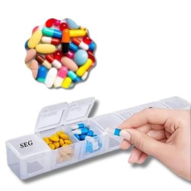 Imagem de Porta Comprimidos Semanal 7 Dias — Organizador de Remédios