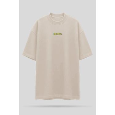 Imagem de Camiseta Oversized Shatark Pac Man - Off White-Masculino