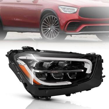 Imagem de HonHuCo A2539067801 Farol de LED do lado direito do passageiro compatível com Mercedes Benz GLC Class W253 2020-2022