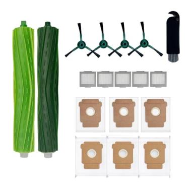 Imagem de Kit de acessórios para aspirador de pó irobot Roomba Max 705 Vac/Plus 504 Vac, incluindo 2 escovas principais, 6 sacos de pó, 5 filtros, 4 escovas laterais, 1 ferramenta de limpeza