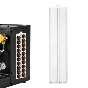 Imagem de Suporte Cápsulas de Café, Organizador Cápsula Ajustável & Armazenamento Montagem na Parede Café Compatível para 14 K-Cups para Nespresso 37-58mm