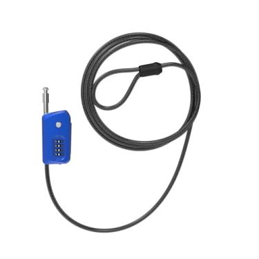 Imagem de UP Security Trava de cabo combinada de 1,8 m – reinicializável de 4 dígitos, resistente, à prova de intempéries, resistente a cortes, ideal para bicicletas, caiaques, câmeras de trilha e equipamentos