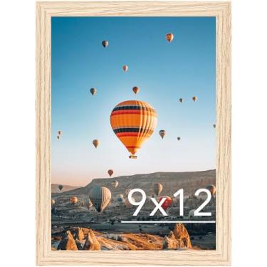 Imagem de JCJMY Moldura de parede de 23,5 x 30,5 cm para pendurar na parede, horizontal ou verticalmente, porta-retrato de galeria de 23 x 30,5 cm com acrílico resistente a quebras, natural