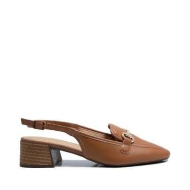 Imagem de Sapato Anacapri Slingback Loafer com Salto Bloco-Feminino