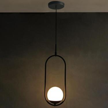 Imagem de Luminaria De Teto Pendente Para Lavabo Quarto Cabeceira Banheiro Globo