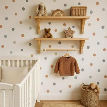 Imagem de Kit Organizador De Parede Com Prateleira Flutuante, Nicho E Cabideiro, Conjunto Para Quarto, Sala E Entrada, Design Moderno E Salva-EspaçO