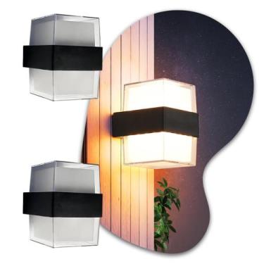 Imagem de Arandela LED Externa 10W 900lm Quadrada Moderna Bivolt 3000K 61172 - E