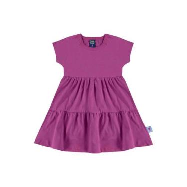Imagem de Vestido Infantil em Algodão Bee Loop, Roxo, 2