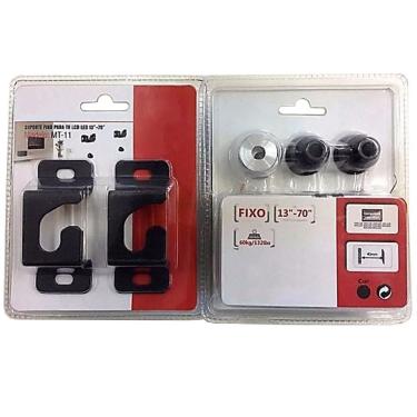 Imagem de Suporte Fixo DE Tv Televisão Monitor Led Lcd 20 24 32 40 42 50 55 Polegadas Aço Universal