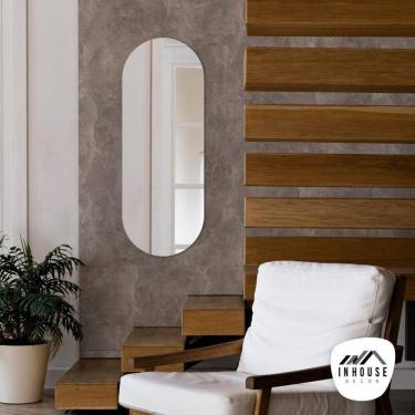 Imagem de Espelho Multiuso Lapidado Pendurador 135X49,5Cm Oblongo