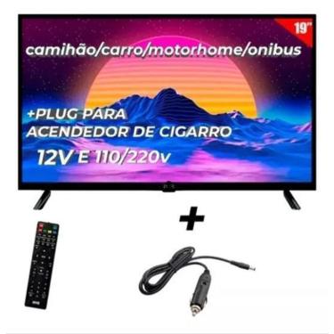 Imagem de Tv 12V Digita 19 Pol 12 Volts Van Motor Home Caminhao Onibus