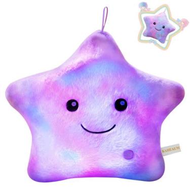 Imagem de Almofada KAHEAUM LED Light Up Star Plush Colorful Toy