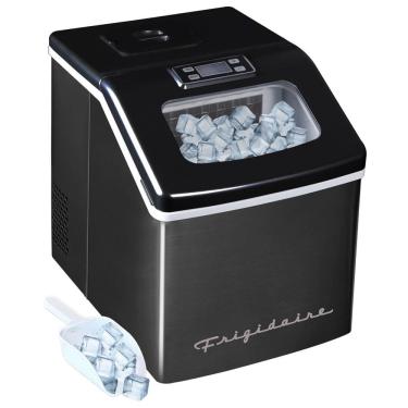 Imagem de Máquina de Gelo EFIC452SSBLACK até 18 kg em 24H Portátil, 120W, 110v, FRIGIDAIRE, Preto