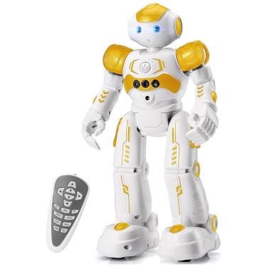 Imagem de Robô KingsDragon: Controle por Gestos, Presente de Aniversário para Crianças de 3 a 8 Anos, Amarelo - Brinquedo Interativo