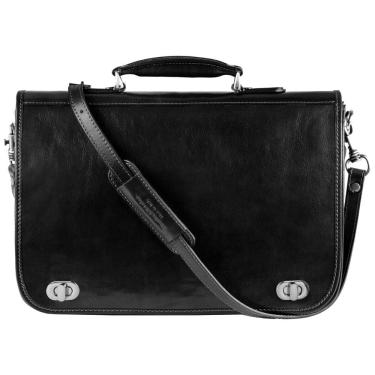 Imagem de Bolsa, Pasta de Couro para Laptop, TIME RESISTANCE 5205401, Preto