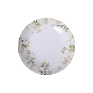 Imagem de Prato Fundo Tramontina Magnolia Em Porcelana Decorada 22 Cm