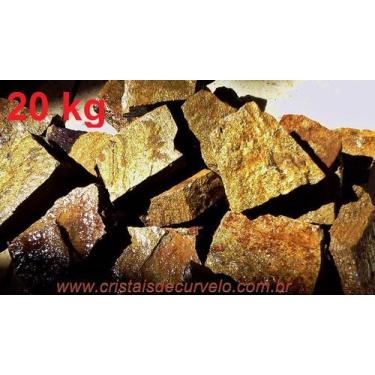 Imagem de BRONZITA Pedra Bruta para Lapidar - Pacote Atacado 20 kg de Cristais d