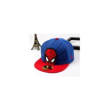 Imagem de Chapéu Jockey para crianças Spiderman Spiderman 100% algodão - Lightbe