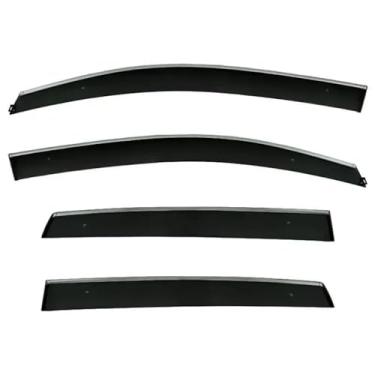 Imagem de GRJQRKHZ Defletor de janela lateral de carro para D&odge Caliber 2006-2012 Weathershied viseira de porta vento sol proteção chuva janela lateral defletores de vento