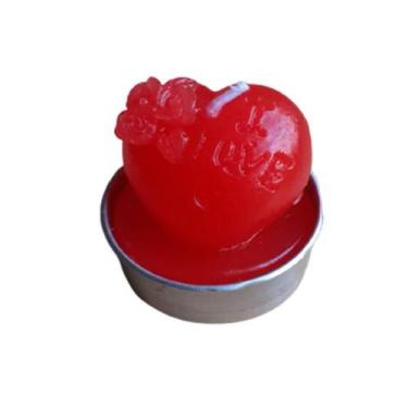 Imagem de 2 Velas Flutuantes De Parafina Coração Dia Dos Namorados - Rio Tijucas