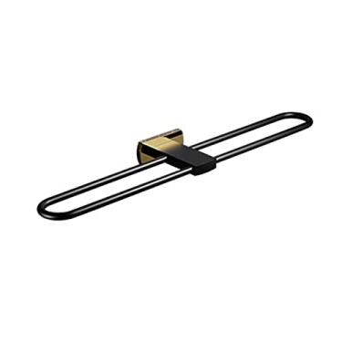 Imagem de Toalheiro, toalheiro para banheiro latão, toalheiro de parede, organização de banheiro, suporte de toalha de banho, armazenamento de toalha de parede para banheiro, lavatório, hotel, cozinha/preto/a