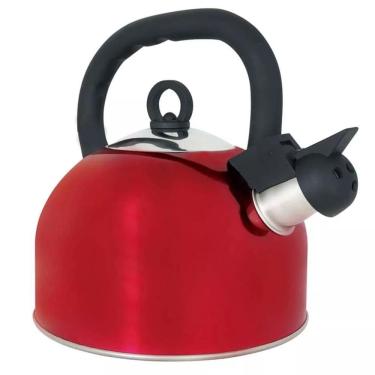 Imagem de Chaleira Inox Mattina Litros Vermelha - 7706 - Mor Chaleira Inox Mattina 2,5 L Vermelha Mor 7706 .