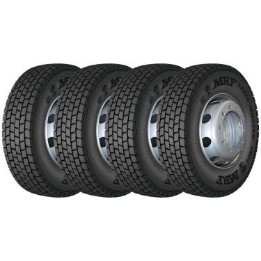 Imagem de Pneu MRF Steel Muscle S3J4 295/80 R22.5 152/148K 16PR Borrachudo Kit4