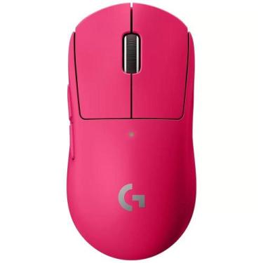 Imagem de Mouse Gamer Sem Fio Logitech G Pro X Superlight USB Rosa- 91