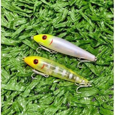 Imagem de Kit 2 Isca Artificial Superfície Floating 9cm 13g Lamazon Kiwi 90 Peix
