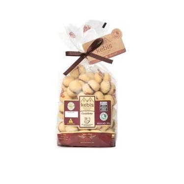 Imagem de Biscoito Caseiro Casadinho Goiaba Fruta Natural 200g Kebis - KEBIS BIS