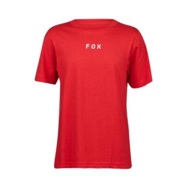 Imagem de Camiseta Fox Infantil Magnetic Vermelha, 3, Vermelho, YG